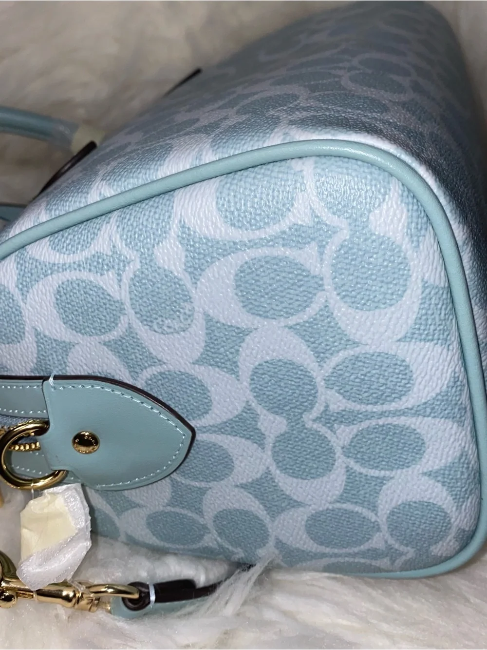 Coach 🩵 Rowan Satchel Bag In Signature Canvas New with tags